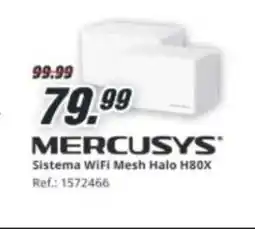 MediaMarkt MERCUSYS Sistema WiFi Mesh Halo H80X oferta