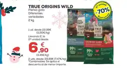 Kiwoko TRUE ORIGINS WILD Pienso gato oferta