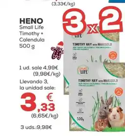 Kiwoko HENO Small Life Timothy + Calendula oferta