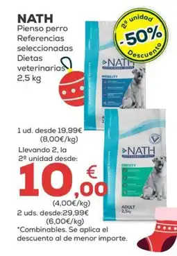 Kiwoko NATH Pienso perro Referencias seleccionadas Dietas veterinarias oferta