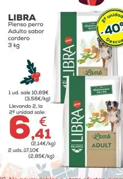 Kiwoko LIBRA Pienso perro Adulto sabor cordero oferta