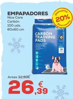Kiwoko NICE CARE Empapadores oferta