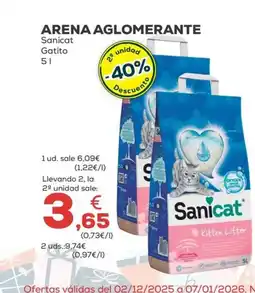 Kiwoko SANICAT Arena aglomerante oferta