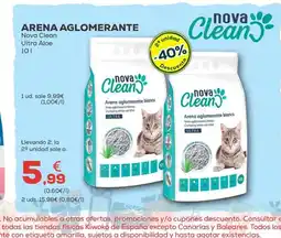 Kiwoko NOVA CLEAN Arena aglomerante oferta