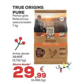Kiwoko TRUE ORIGINS PURE Pienso gato oferta