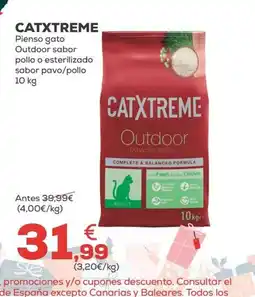 Kiwoko CATXTREME Pienso gato Outdoor sabor pollo o esterilizado sabor pavo/pollo oferta