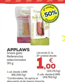 Kiwoko APPLAWS Snack gato Referencias oferta