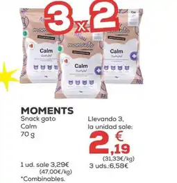Kiwoko MOMENTS Snack gato Calm oferta