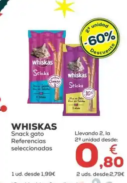 Kiwoko WHISKAS Snack gato oferta