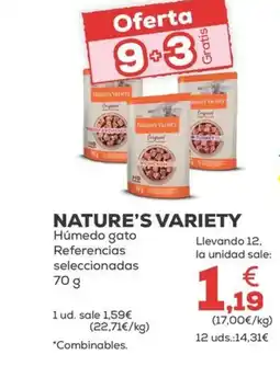 Kiwoko NATURE'S VARIETY Húmedo gato Referencias seleccionadas oferta