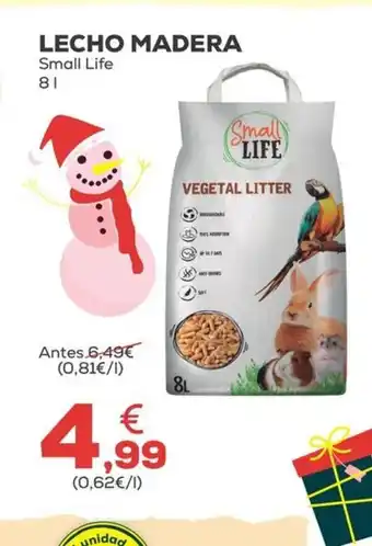 Kiwoko SMALL LIFE Lecho madera oferta