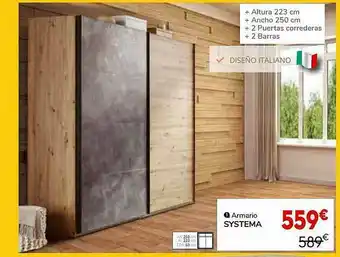 Conforama Armario Systema oferta