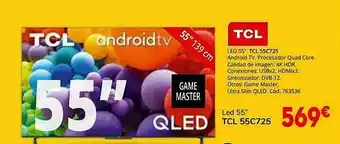 Conforama Tcl Led 55 oferta