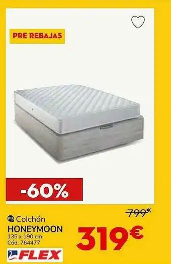 Conforama Colchón Honeymoon Flex oferta