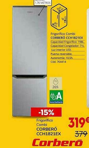 Conforama Frigorífico Combi Corberó Cch1821ex oferta