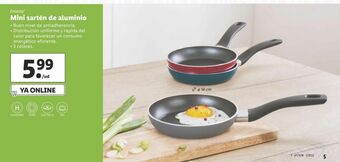 Lidl Sartén de aluminio ernesto oferta