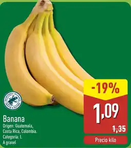 ALDI Banana oferta