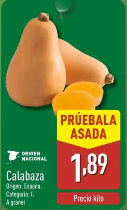 ALDI Calabaza oferta