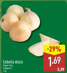 ALDI Cebolla dulce oferta