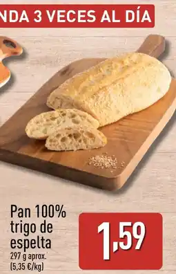 ALDI Pan 100% trigo de espelta oferta