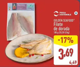 ALDI GOLDEN SEAFOOD Filete de dorada oferta