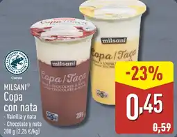 ALDI MILSANI Copa con nata oferta