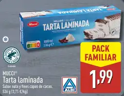 ALDI MUCCI Tarta laminada oferta