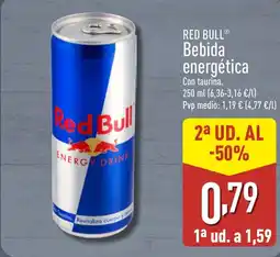 ALDI RED BULL Bebida energética oferta