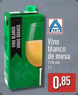 ALDI Vino blanco de mesa oferta