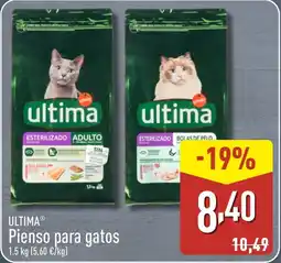 ALDI ULTIMA Pienso para gatos oferta