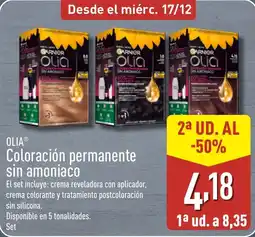 ALDI OLIA Coloración permanente sin amoniaco oferta