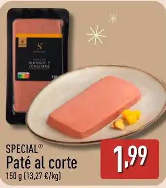 ALDI SPECIAL Paté al corte oferta