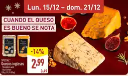 ALDI SPECIAL Quesos ingleses oferta