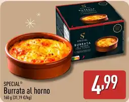 ALDI SPECIAL Burrata al horno oferta