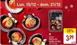 ALDI SPECIAL Vieira con media concha oferta