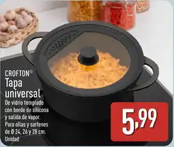 ALDI CROFTON Tapa universal oferta