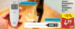 ALDI AMBIANO Alcoholímetro digital / Termómetro de vino oferta