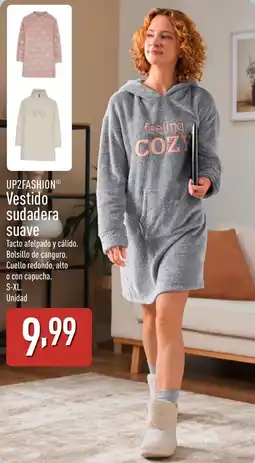 ALDI UP2FASHION Vestido sudadera suave oferta