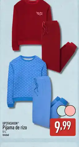ALDI UP2FASHION Pijama de rizo oferta