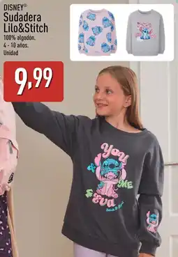 ALDI DISNEY Sudadera Lilo&Stitch oferta