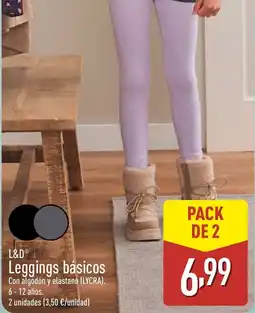 ALDI L&D Leggings básicos oferta