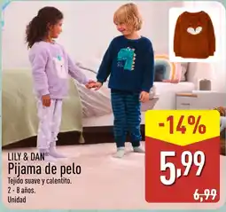 ALDI LILY & DAN Pijama de pelo oferta
