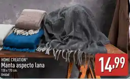 ALDI HOME CREATION Manta aspecto lana oferta