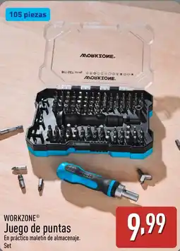 ALDI WORKZONE Juego de puntas oferta