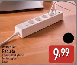 ALDI WORKZONE Regleta oferta