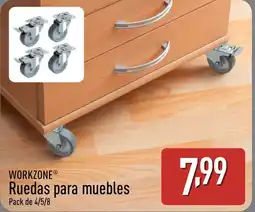 ALDI WORKZONE Ruedas para muebles oferta