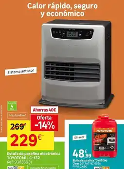 Leroy Merlin Sistema - estufa de parafina electrico oferta