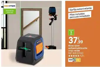 Dexter - nivel láser autostatibilizante cruz verde