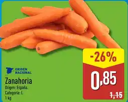ALDI Zanahoria oferta