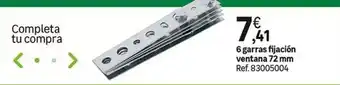 Leroy Merlin 6 garras fijación ventanas 72 mm oferta